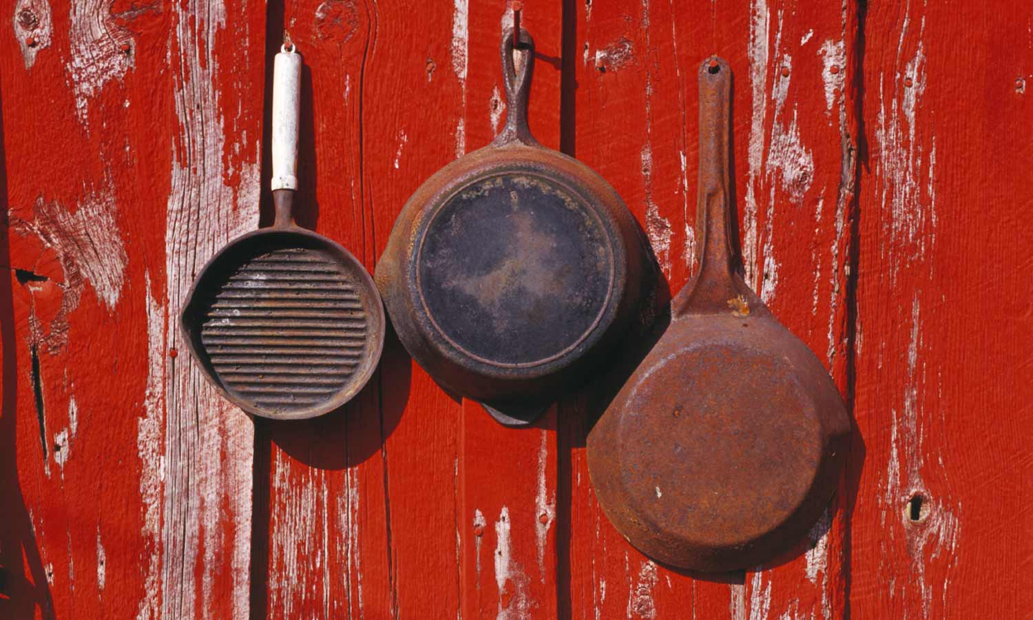 Cast iron pans